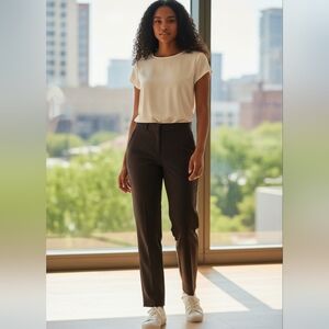 Worthington Deep Chocolate Brown Dress Pants Fall Fashion